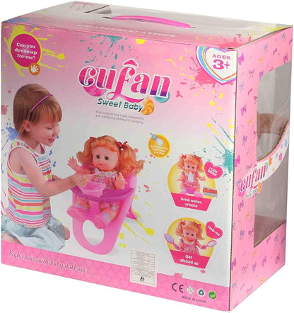 Baby Doll with Feeding Chair