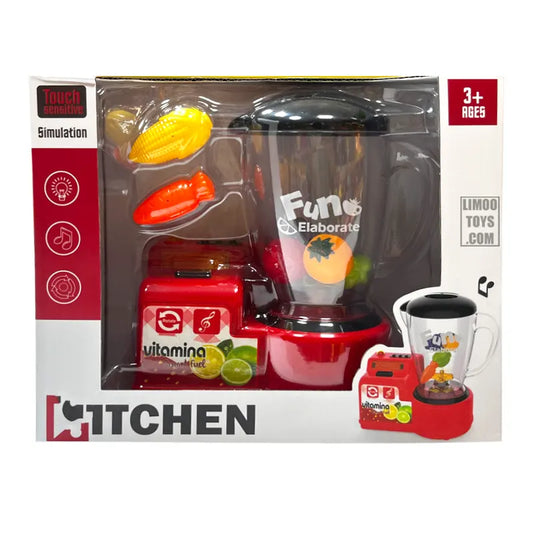 Toy Kitchen Blender with Vegetables Set